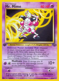 Jungle Mr. Mime #22 card