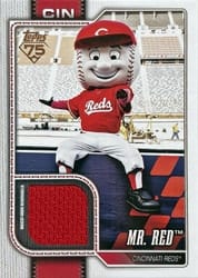 2026 Topps Mascots Relics Mr. Red #MAS-MRR card