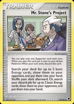 2006 Dragon Frontiers Mr. Stone's Project #77 card