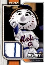 2026 Topps Mascots Relics Mrs. Met #MAS-MRS card