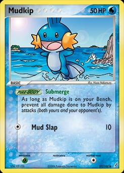 2006 Crystal Guardians Mudkip #57 card