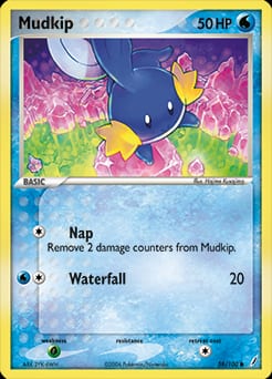2006 Crystal Guardians Mudkip #58 card