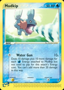 2003 Dragon Mudkip #65 card