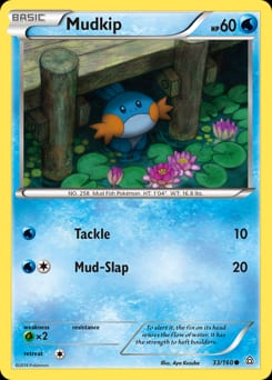 Primal Clash Mudkip #33 card