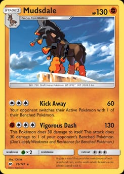 Burning Shadows Mudsdale #78 card