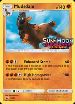 SM Black Star Promos Mudsdale #SM20 card
