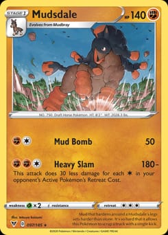 Vivid Voltage Mudsdale #97 card