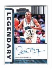 2022-23 Panini Contenders Legendary Contenders Autographs Muggsy Bogues #LC-MBG card