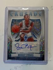 2023-24 Panini Phoenix Crusade Signatures Muggsy Bogues #CS-MUG card