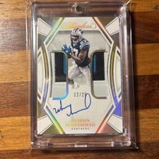2024 Panini Flawless Dual Patch Autographs Muhsin Muhammad #25 card
