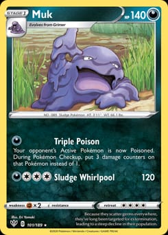 2020 Darkness Ablaze Muk #101 card