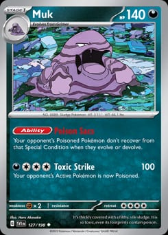 2023 Scarlet & Violet Muk #127 card