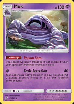 2019 Team Up Muk #63 card
