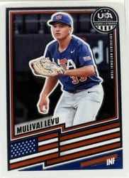 2026 Panini Stars & Stripes Prizm Base Set Mulivai Levu #126 card