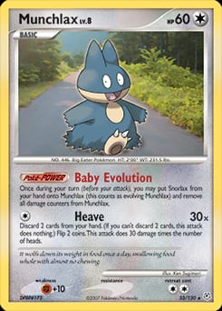 Diamond & Pearl Munchlax #33 card