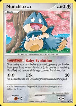 2008 Majestic Dawn Munchlax #68 card