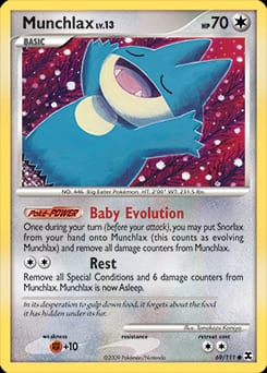 2009 Rising Rivals Munchlax #69 card