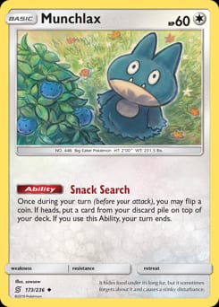 2019 Unified Minds Munchlax #173 card
