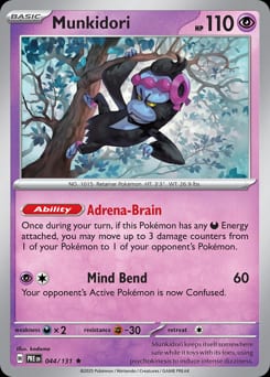 Prismatic Evolutions Munkidori #44 card
