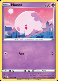 Fusion Strike Munna #121 card
