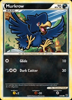 HS—Undaunted Murkrow #59 card