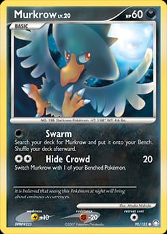 Mysterious Treasures Murkrow #90 card