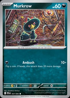 Phantasmal Flames Murkrow #57 card
