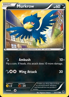 Phantom Forces Murkrow #51 card