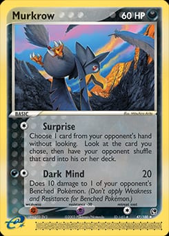 Sandstorm Murkrow #47 card