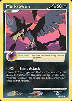 Secret Wonders Murkrow #95 card