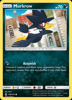 Unbroken Bonds Murkrow #108 card