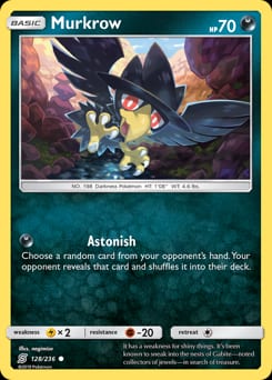 Unified Minds Murkrow #128 card