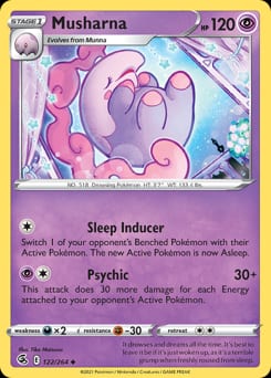 Fusion Strike Musharna #122 card