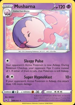 Sword & Shield Musharna #88 card
