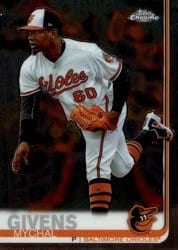 2019 Topps Chrome Base Set Mychal Givens #49 card