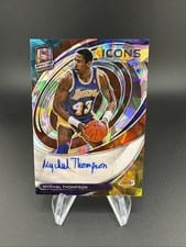 2021-22 Panini Spectra Icons Autographs Mychal Thompson #IA-MYT card