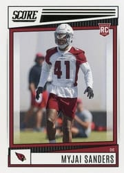 2022 Score Base Set Myjai Sanders #319 card