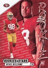 2025 Panini Rookies & Stars Rookie Exclusive Mykel Williams #16 card