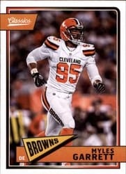 2018 Panini Classics Base Set Myles Garrett #25 card