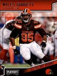 2018 Panini Playoff Base Set Myles Garrett #49 card