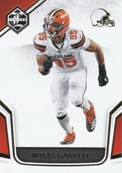 2019 Panini Limited Base Set Myles Garrett #18 card