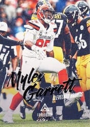 2019 Panini Luminance Base Set Myles Garrett #29 card