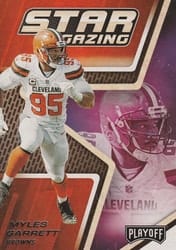 2019 Panini Playoff Star Gazing Myles Garrett #25 card