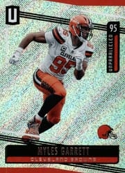 2019 Panini Unparalleled Base Set Myles Garrett #49 card