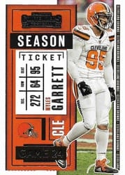 2020 Panini Contenders Base Set Myles Garrett #80 card