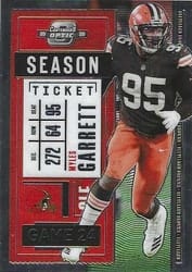 2020 Panini Contenders Optic Base Set Myles Garrett #46 card