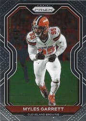 2020 Panini Prizm Base Set Myles Garrett #62 card