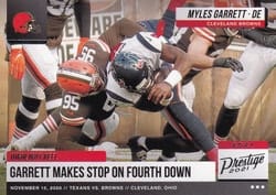 2021 Panini Prestige Highlight Reel Myles Garrett #HR-MG card