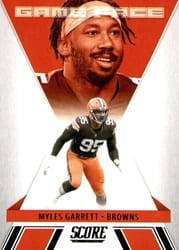 2021 Score Game Face Myles Garrett #GF8 card