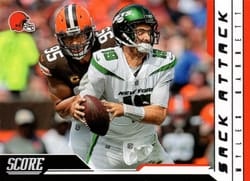 2023 Score Sack Attack Myles Garrett #2 card